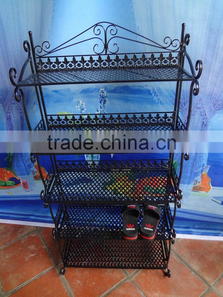Vivinature metal wire steel shoes racking and storage shelves