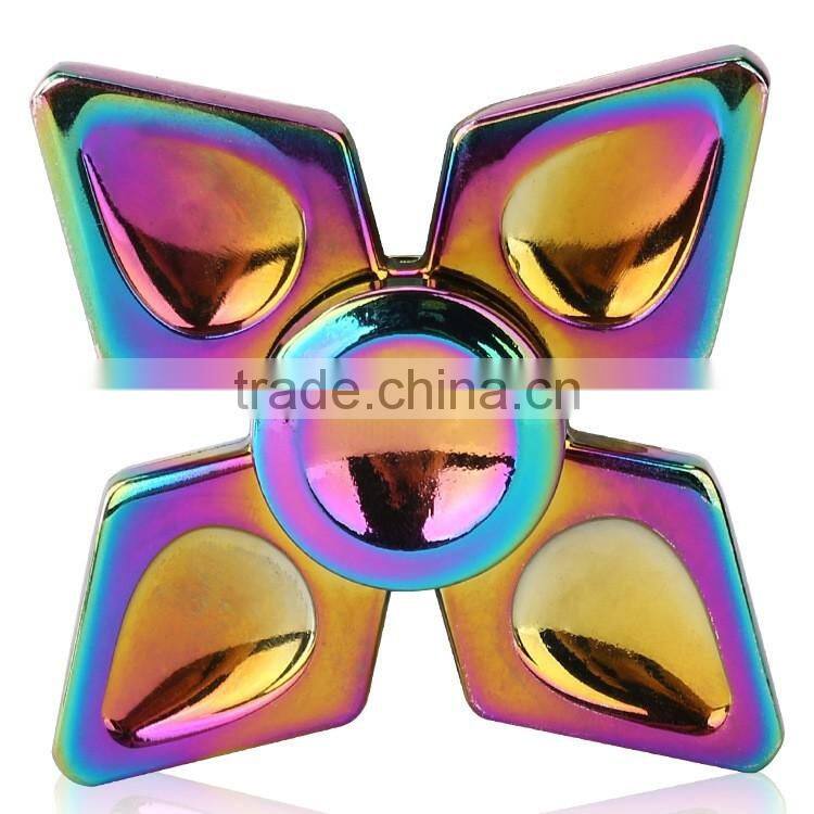 Colorful Rainbow Spinner, copper hand spinner toys wholesale
