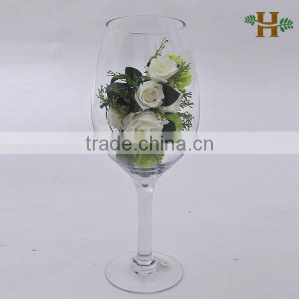 wholesale martini glass vases centerpieces,giant wine glass vase