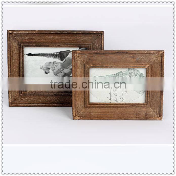 Top Popular trade assurance home decor handmade vintage wooden photo frame