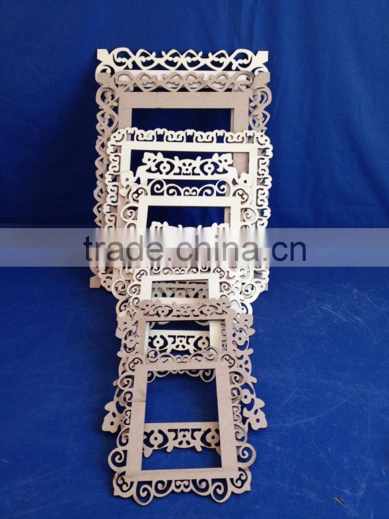 FSC&SEDEX wooden heart-shaped photo frame wooden photo picture frame whosales