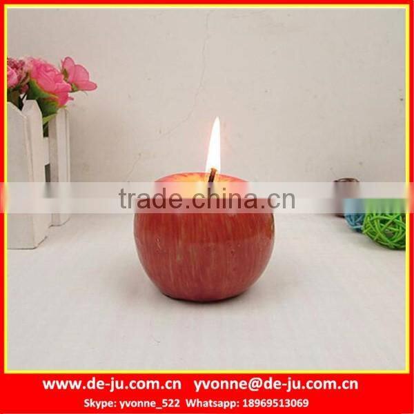 Lovely Birthday Gift Red Large Apple 3 Inch Candle Fragrance