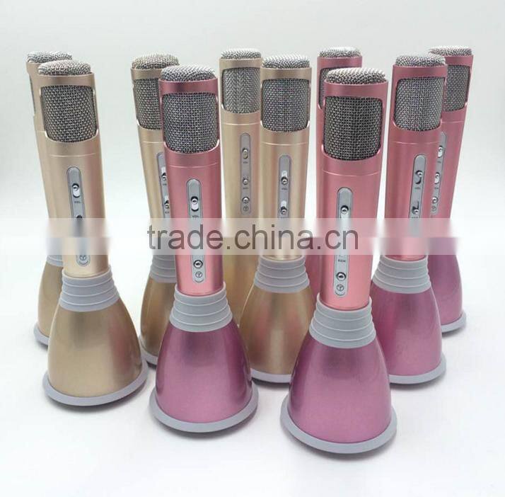 Karaoke Microphone Wireless Bluetooth Speaker