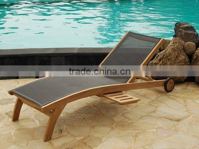 Personalized wood tv lounge furniture wooden beach lounge chair