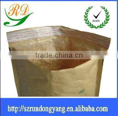 customer printing yellow Self-adhesive kraft paper foil bubble Courier bags