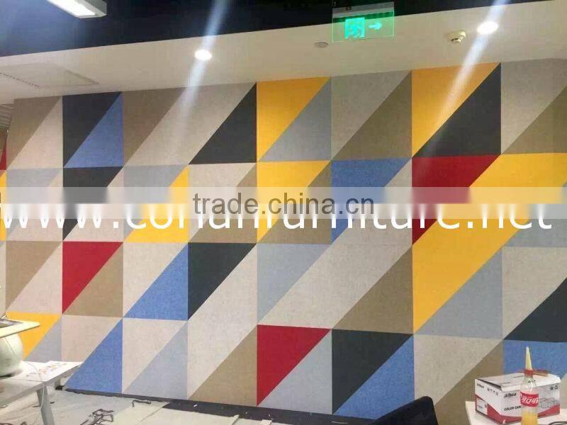 Colorful modern Art designed acrylic solid surface decorating wall panel
