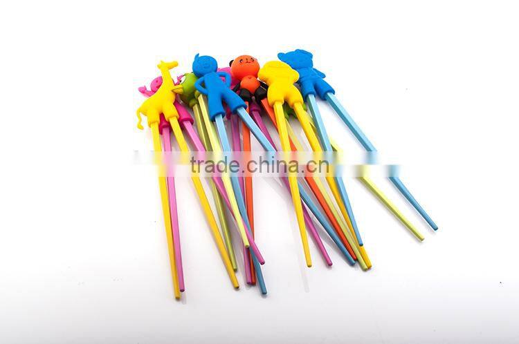 Colorful Various shape silicone chopstick helper/Children's favourite silicone chopstick head