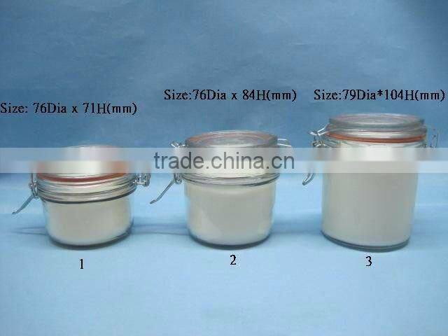 sealing glass jars and bottles with metal clip rubber