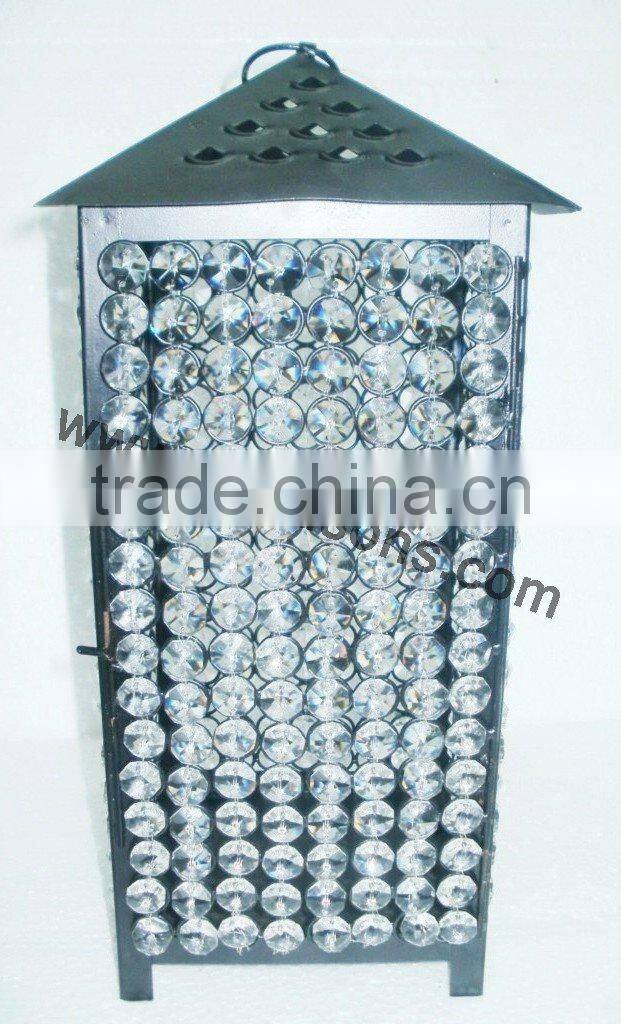 Crystal Beaded Votive Candle Holders