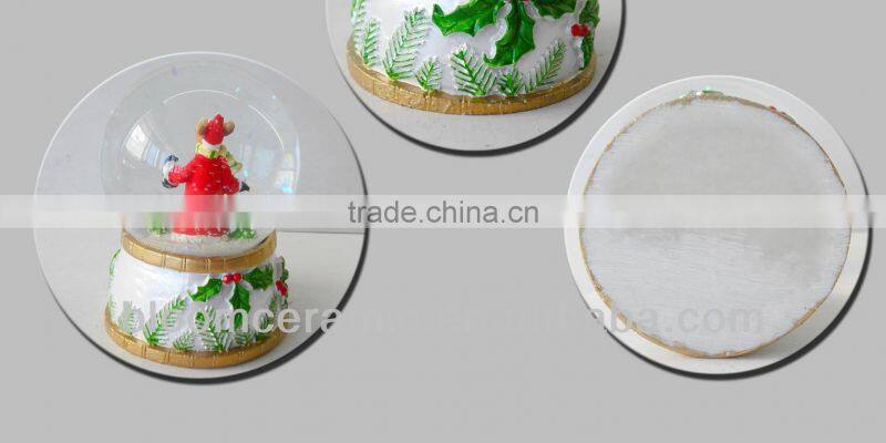 Deer statue crystal snow globe water ball