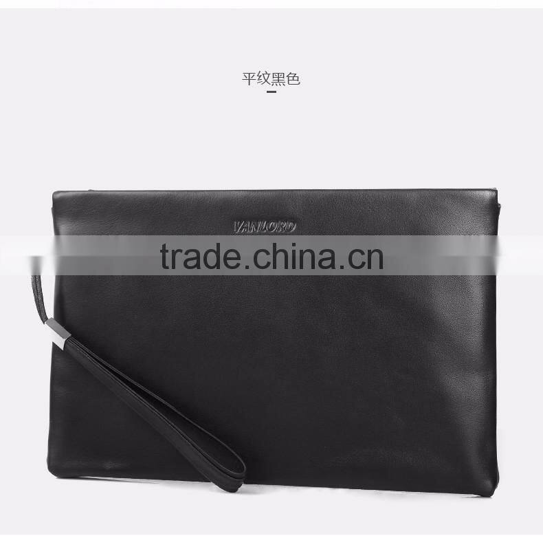 Genuine Leather Men's Wallet Clutch Bags Money phone Bags For Men Purse