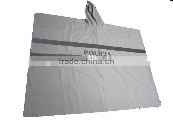 Rain coat for men military army poncho Polyester with PE PVC coating