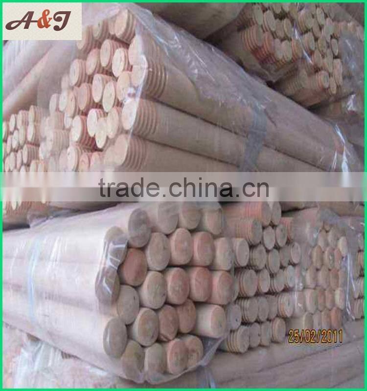 TOP QUALITY natural wooden broom handle ,wooden shovel handle, stick wood