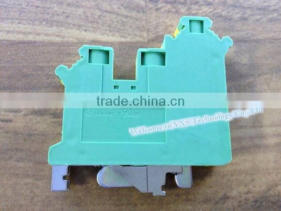 UK10-TWIN-PE Three-channel terminal An input double Out Ground terminal