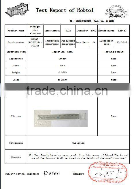straight edge aluminum ruler cork backed no skid metric non marring rotting anodised finish etched scale