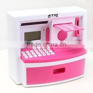 2015 new hot icti atm bank toy trendy gift colourful intellectual mini ATM Teller machine toy for children from china