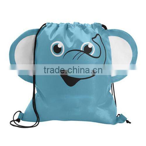 Cartoon Animal Shape Wholesale Customized Drawstring Bag,Cheap Drawstring Backpack