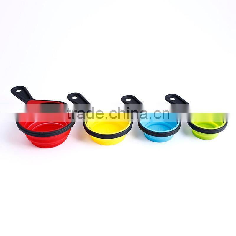 High quality silicone measure tools kitchen measuring cups