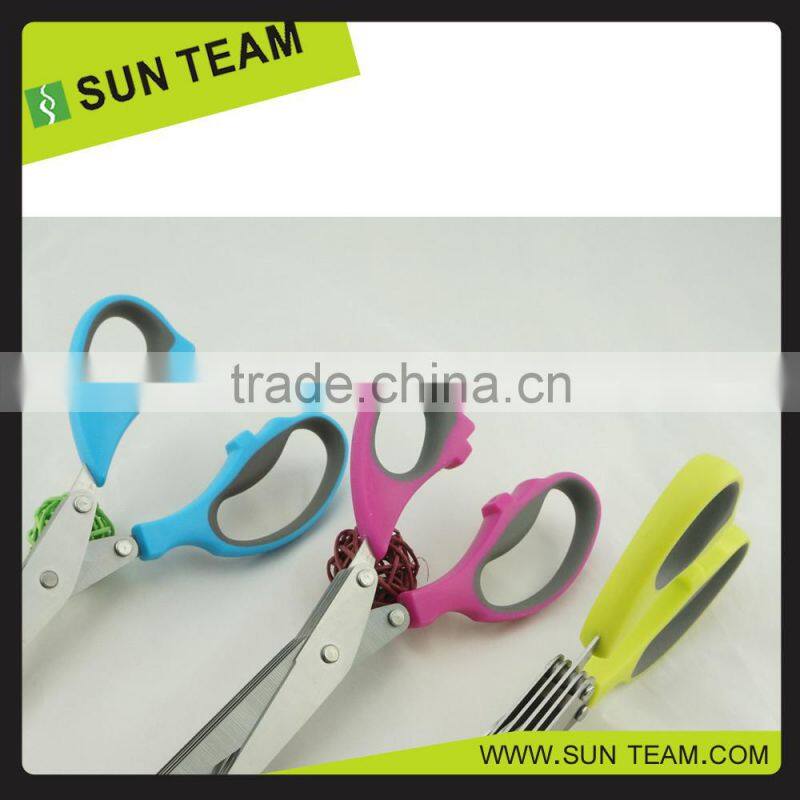 SK094 8-1/2" 5 blades popular design kitchen & herb scissors