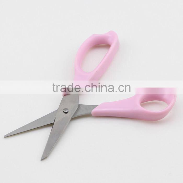 Pink Handle Stainless Steel Blade Scissors with Two Sizes