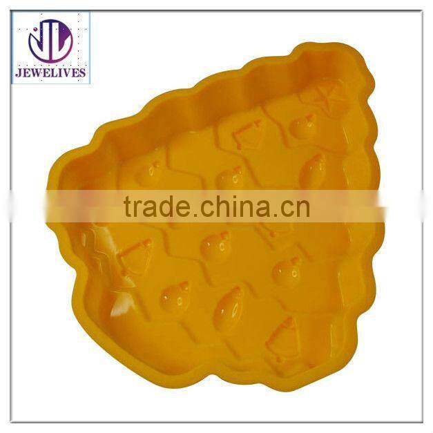 2012 Hot Sale christmas tree Shaped Silicone Cake Mould