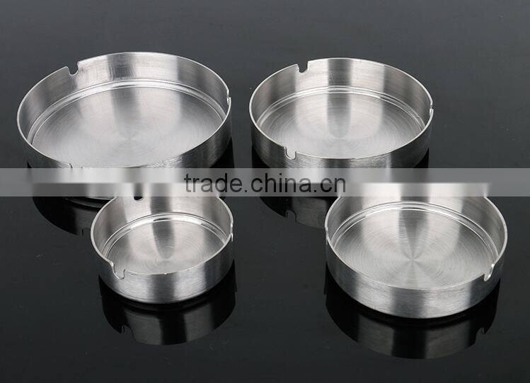 good quality stainless steel ashtray with laser llogo