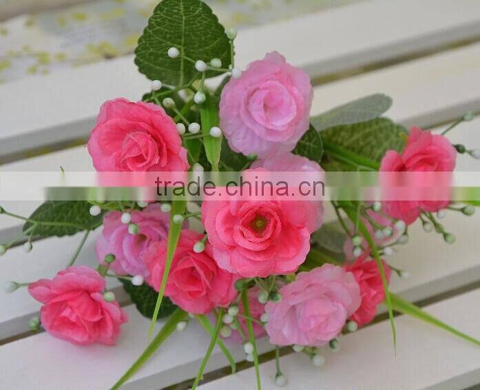 artificial silk flower bouquet for wedding dec