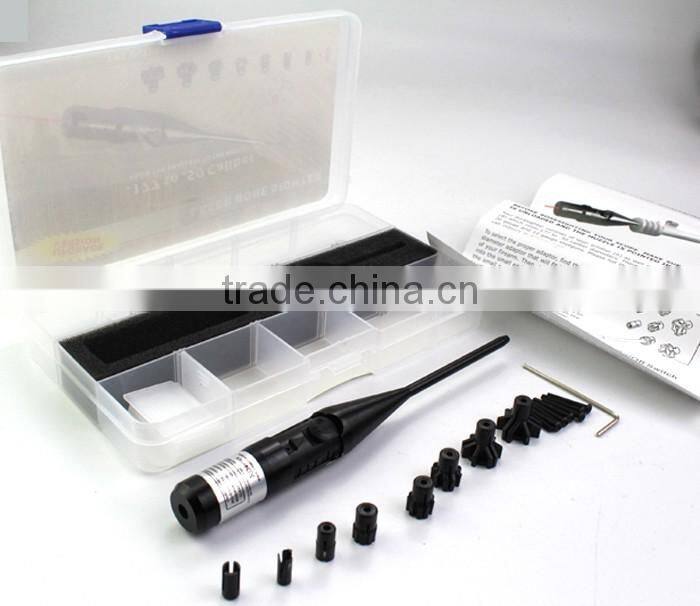 Erains TAC Optics 8 adaptors Red Dot Laser bore Sight for .177 to .50 Caliber Laser Boresighter