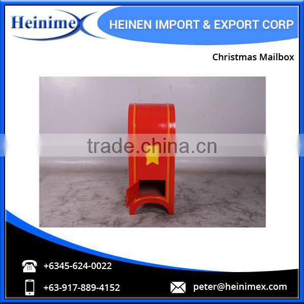 High Quality Red Christmas Mailbox