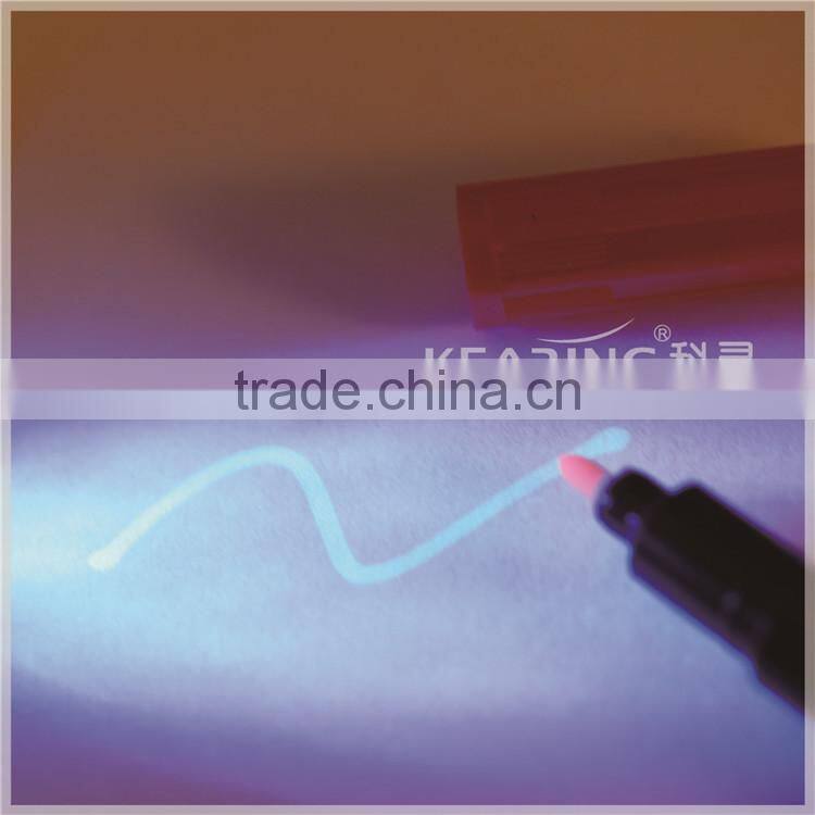 Kearing brand permanent invisible ink UV marker, red ink only visible under UV light for sewing secret marking #UVP10-R