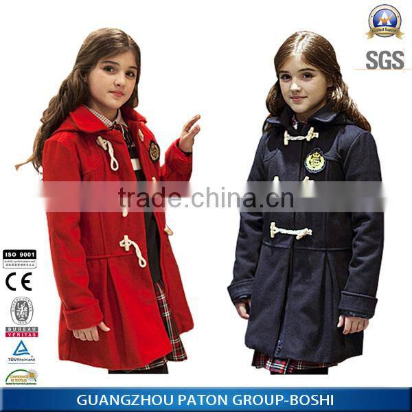School Uniform kids fleece water resistant jackets for kid