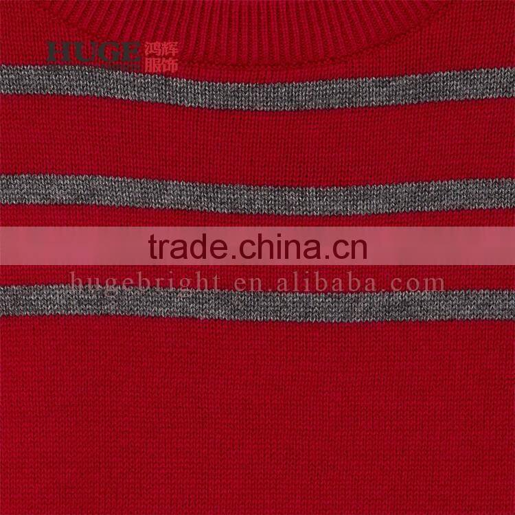 New Fashion 100% Cotton Round Neck Knitting Boys Sweaters