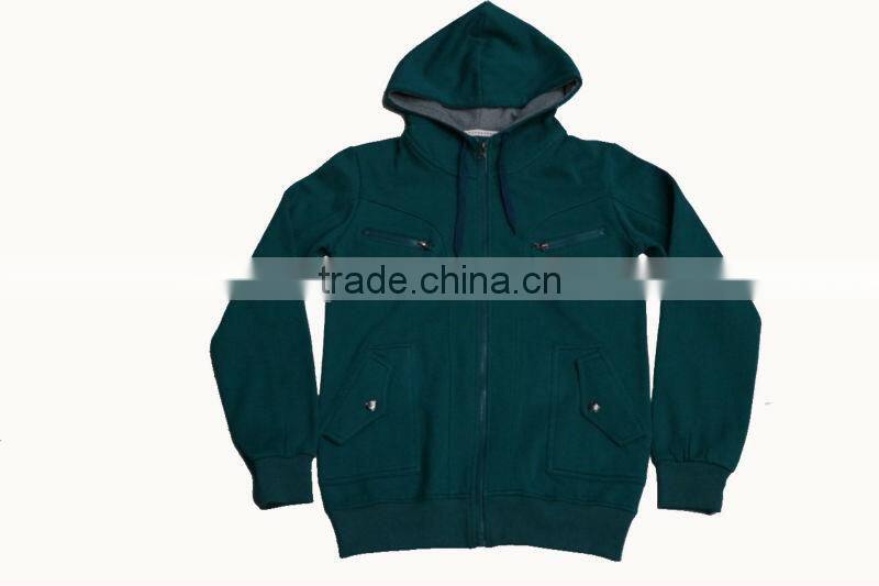 Newest fashion men hoodies zipper hooded sweatshirt