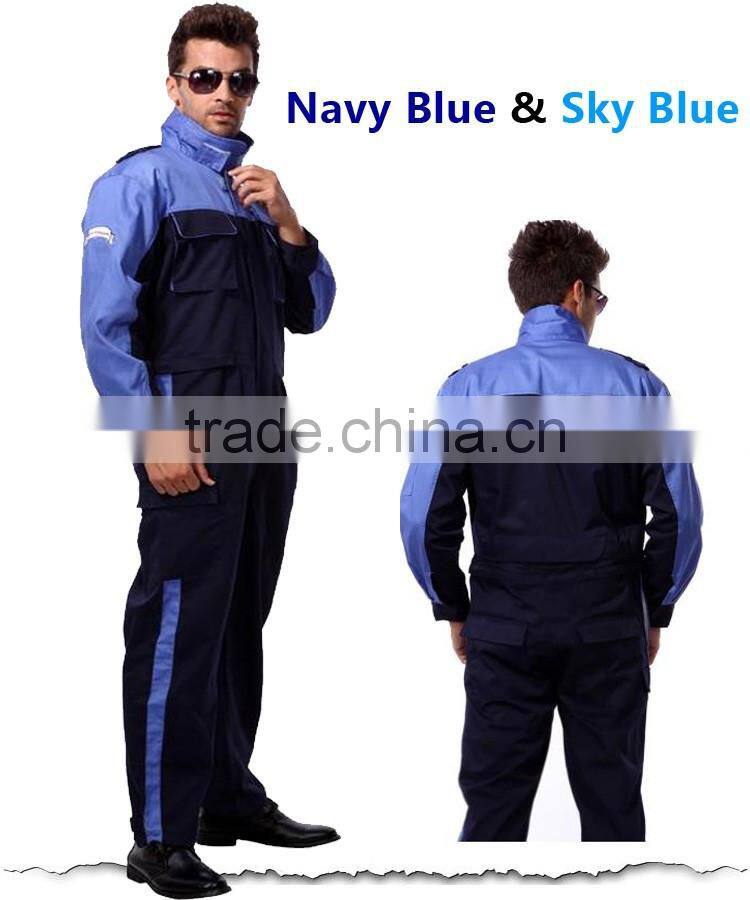 Chinese Factory Latest Style Wholesale Work Uniform Suit Sets Coveralls Safety Work Uniform