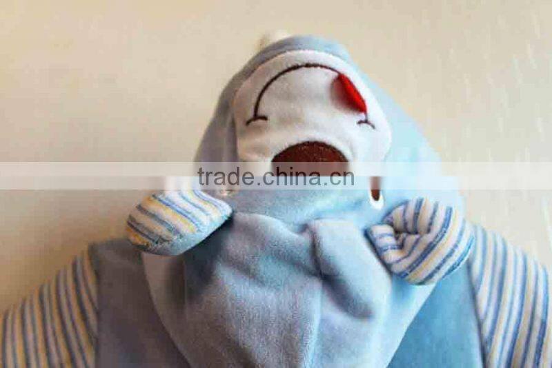 Newest Winter Baby Romper 100% Cotton Boys Long Sleeve Hooded Bodysuit