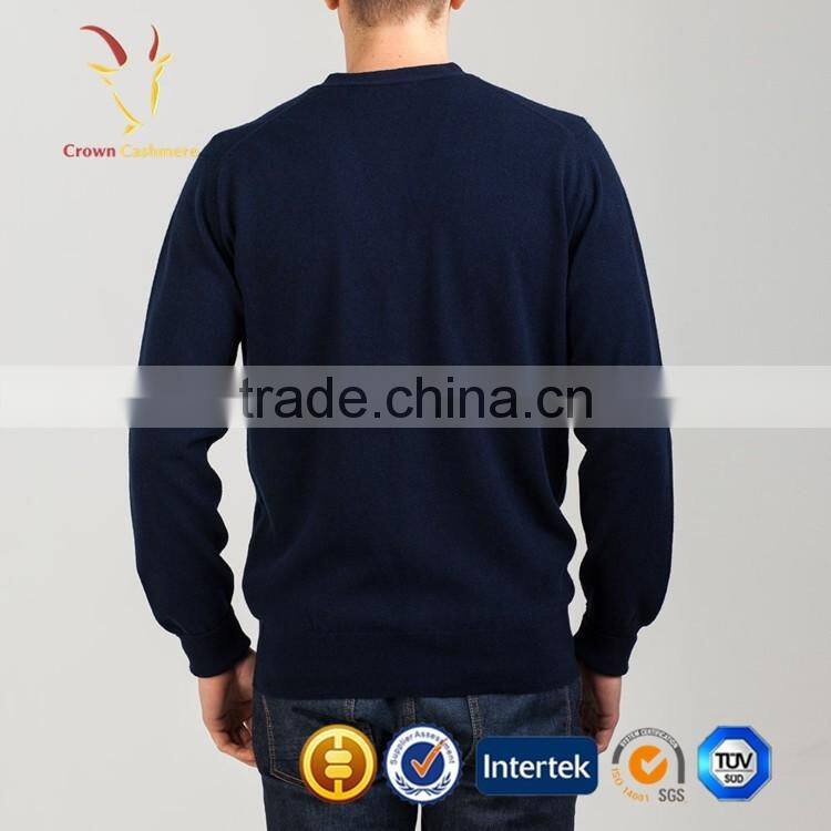 V Neck Knitted Men Cardigan Sweaters