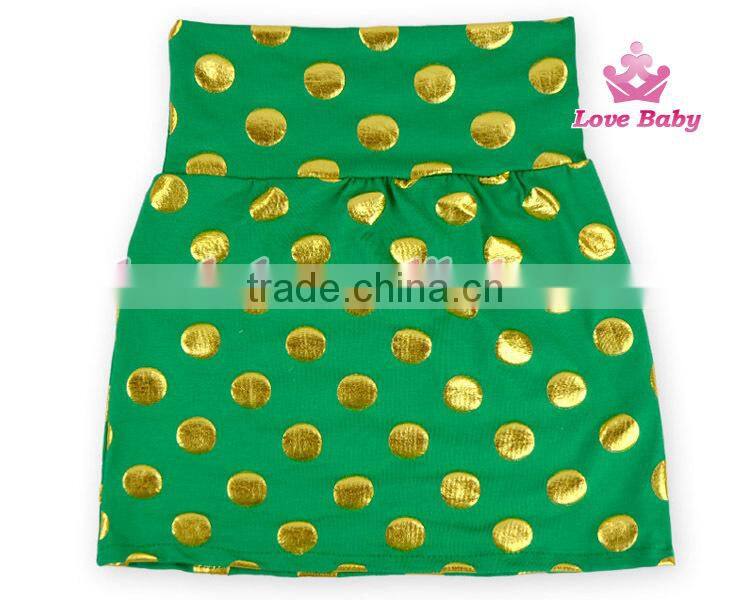 Wholesale latest sequin dot kids ruffles skirt colorful pettiskirts tutu for kids