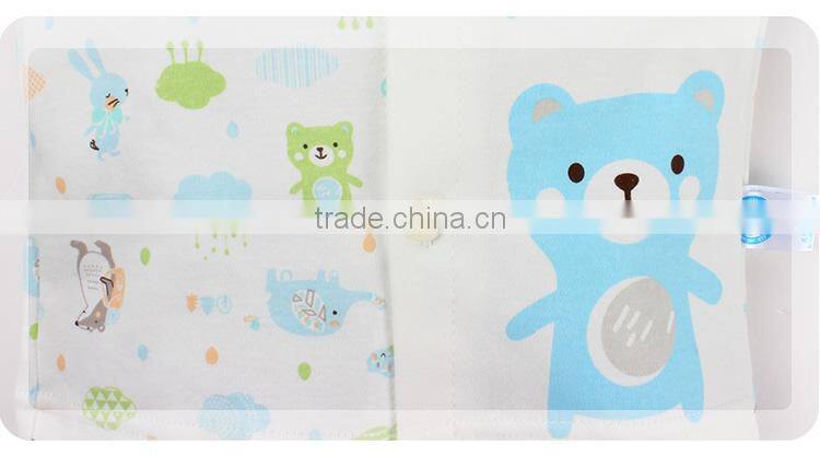 100% soft touch cotton cute printing children apparel kids wear set