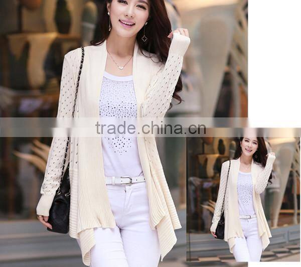Spring and autumn new style casual slim women shawl cardigan ,cardigan sweater,knit cardigan