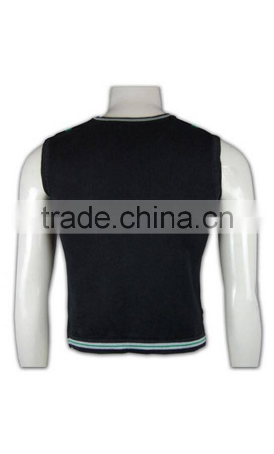 ISO9001/BSCI Manufature stylish green oversized sleeveless sweater