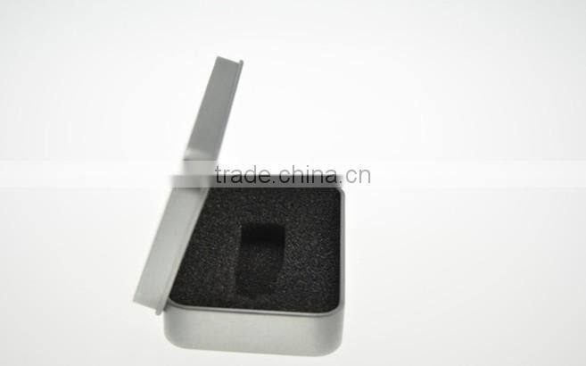 R1846H Manufacturer Wholesale Rectangle mini tin can for U disk Lighter packing box