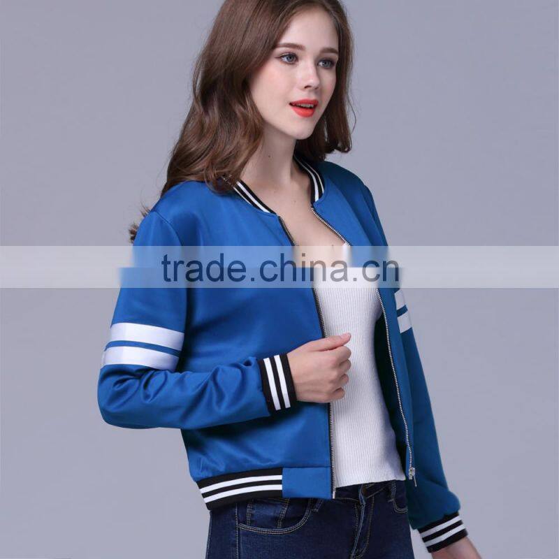 Tailor made up and down color Logo Printing Sport Jacket For Wholesale 2017