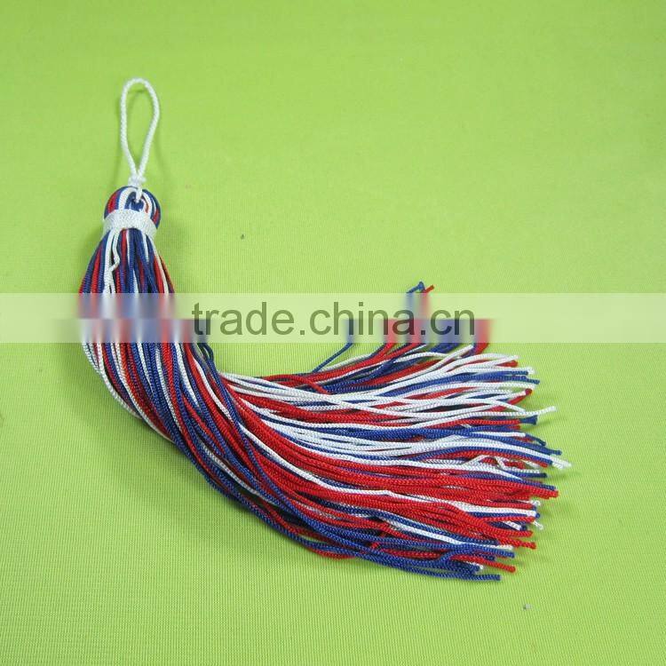 Fast delivery High quality colorful silk tassel for fringe tassel trim decorative