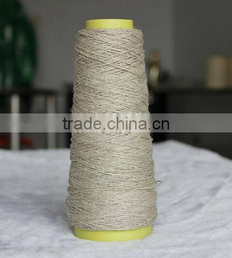 100% 60NM/1 long fiber weft spun Line yarn