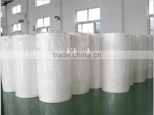 Three layers embossed non-woven fabrics