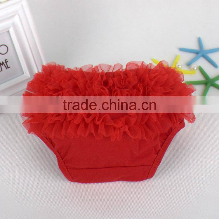 Multicolor cute cotton baby ruffle diaper cover bloomers wholesale baby shorts baby bloomers