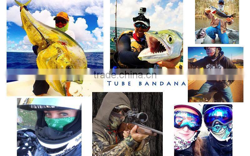 Seamless Headwear Multi Function Men's Face Shield Mask Bandana Scarf