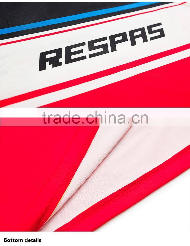 BSCI Men's UPF Sublimation Printing t shirt cooler fabric 88% Polyester 12% Spandex Wholesale t shirts