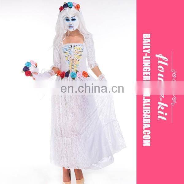 Sexy White Halloween Bride Costume Cosplay Costume Adult Corpse Bride