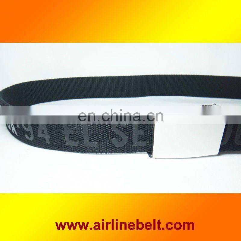 Top quality fashionable cotton clip belts,clip buckle cotton belts